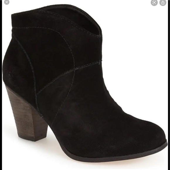 Sole Society Shoes - Sole Society Alba Back Suede Ankle Boots. 7